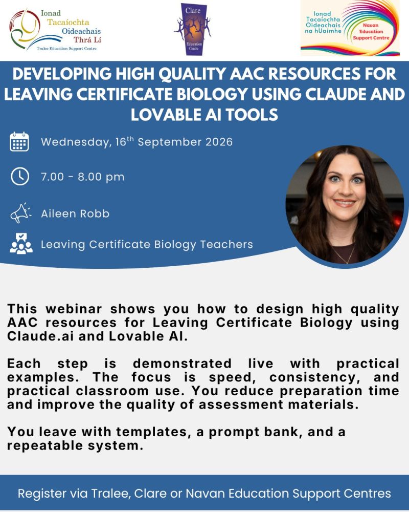 AUT26-35 Developing High Quality AAC Resources for Leaving Certificate Biology using Claude and Lovable AI tools